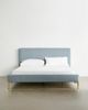 Urban Outfitters Rosalie Classic Velvet Upholstered Platform Bed in Sky at Urban Outfitters - 1