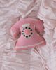 Urban Outfitters Rotary Telephone Shaped Tufted Wool Throw Pillow in Pink at Urban Outfitters - 1