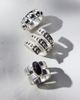 Urban Outfitters Round & Round Silver Wrap Ring Set in Silver, Women's at Urban Outfitters - 1