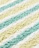 Urban Outfitters Rowen Shirting Striped Plush Tufted Bath Mat in Sage Green Shirting Stripe at Urban Outfitters - 3
