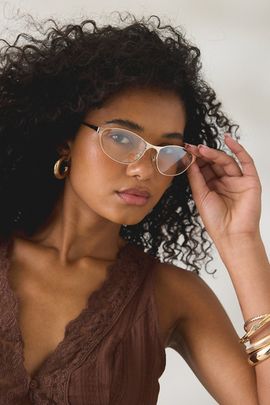 Urban Outfitters Rue Oval Sunglasses in Gold, Women's at Urban Outfitters