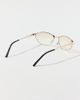 Urban Outfitters Rue Oval Sunglasses in Gold, Women's at Urban Outfitters - 4
