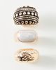 Urban Outfitters Sadie Chunky Boho Rings Set in Gold, Women's at Urban Outfitters - 2