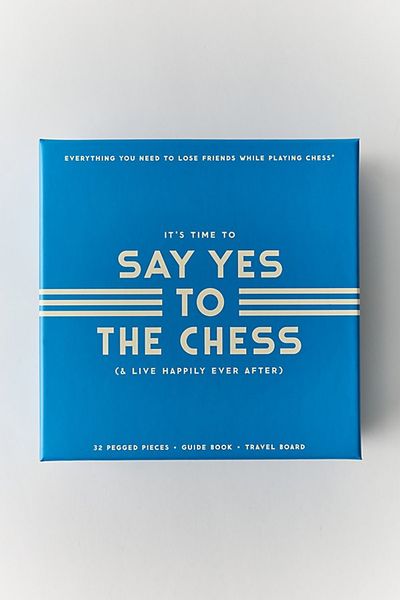Urban Outfitters Say Yes To Chess Game Set in Blue at Urban Outfitters