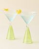 Urban Outfitters Scalloped Colorblock Dual-Sided Martini Glass - 1