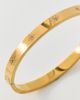 Urban Outfitters Shelia Star Engraved Waterproof Bangle Bracelet in Gold, Women's at Urban Outfitters - 2