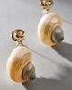 Urban Outfitters Shell Post Drop Earrings in Gold, Women's at Urban Outfitters - 2