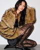 Urban Outfitters Shimmer Zebra Print Tights in Black, Women's at Urban Outfitters - 1