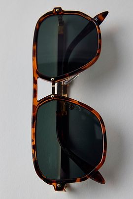 Urban Outfitters Silas Aviator Sunglasses in Brown, Men's at Urban Outfitters