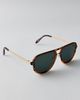 Urban Outfitters Silas Aviator Sunglasses in Brown, Men's at Urban Outfitters - 2