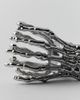 Urban Outfitters Skeleton Hand Mini Claw Clip in Silver, Women's at Urban Outfitters - 3