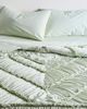 Urban Outfitters Soft Tee Jersey Diamond Ruched Comforter in Mint at Urban Outfitters - 1