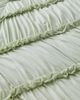 Urban Outfitters Soft Tee Jersey Diamond Ruched Comforter in Mint at Urban Outfitters - 3