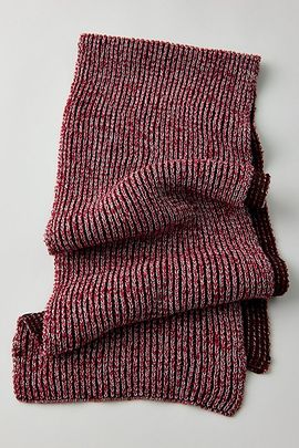 Urban Outfitters Spacedye Knit Scarf in Red, Men's at Urban Outfitters