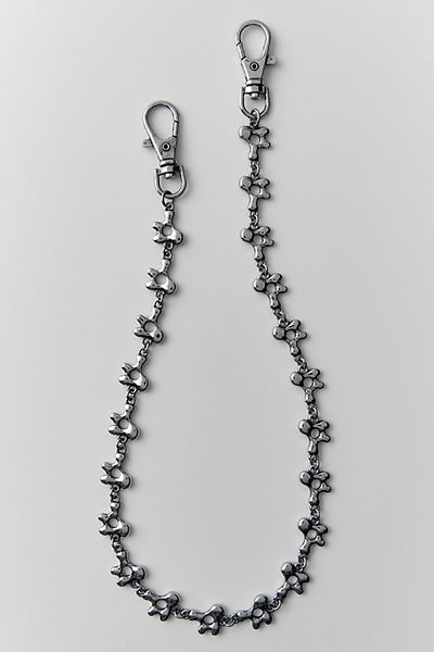Urban Outfitters Splat Link Wallet Chain in Silver, Men's at Urban Outfitters