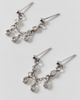 Urban Outfitters Stainless Steel Chandelier Double Post Earrings in Silver, Women's at Urban Outfitters - 2