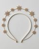 Urban Outfitters Star Crown Headband in Gold, Women's at Urban Outfitters - 1