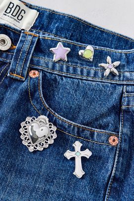 Urban Outfitters Star Shine Brooch Set in Silver at Urban Outfitters