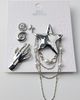 Urban Outfitters Star Whirl Draped Brooch Set in Silver at Urban Outfitters - 1
