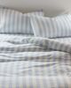 Urban Outfitters Striped Patterned Cotton Duvet Cover Set in Winter Sky at Urban Outfitters - 2