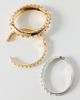 Urban Outfitters Studded Mixed Metal Bangle Bracelets Set in Gold, Women's at Urban Outfitters - 2