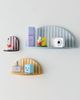 Urban Outfitters Tallulah Striped Arch Resin Wall Shelf in Blue at Urban Outfitters - 1