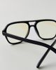 Urban Outfitters Tara Aviator Blue Light Glasses in Black, Women's at Urban Outfitters - 3