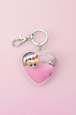 Urban Outfitters The Power Puff Girls Acrylic Heart Keychain at Urban Outfitters