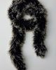 Urban Outfitters Tia Shaggy Faux Fur Scarf in Black, Women's at Urban Outfitters - 1