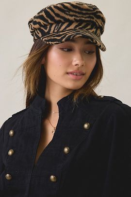 Urban Outfitters Tiger Pattern Cabbie Hat in Tiger Print, Women's at Urban Outfitters