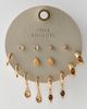 Urban Outfitters Tiger's Eye Multi Earrings Set in Gold, Women's at Urban Outfitters - 1