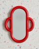 Urban Outfitters Tubular Framed Wall Mirror in Small Red at Urban Outfitters - 2