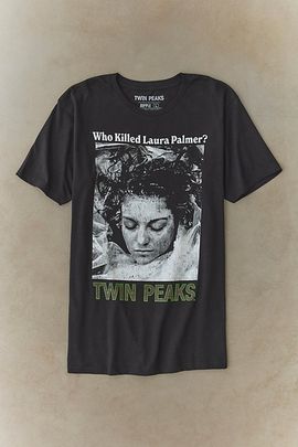 Urban Outfitters Twin Peaks Graphic Tee in Black, Men's at Urban Outfitters