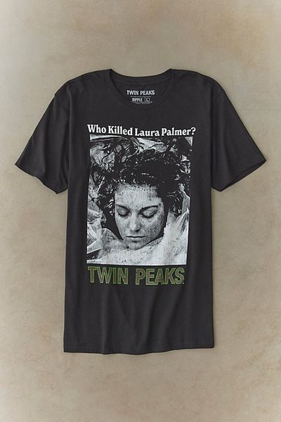 Urban Outfitters Twin Peaks Graphic Tee in Black, Men's at Urban Outfitters