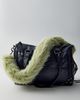 Urban Outfitters Ultra-Fuzzy Bag Strap in Lime, Women's at Urban Outfitters - 2