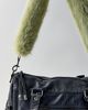 Urban Outfitters Ultra-Fuzzy Bag Strap in Lime, Women's at Urban Outfitters - 3