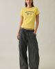 Urban Outfitters Urban Outfitters California '99 Graphic Baby Tee in Yellow, Women's at Urban Outfitters - 4