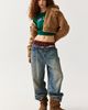 Urban Outfitters Urban Outfitters Call Me Selfie-Ready Backwards Graphic Cotton Baby Tee in Green, Women's at Urban Outfitters - 2