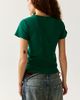 Urban Outfitters Urban Outfitters Call Me Selfie-Ready Backwards Graphic Cotton Baby Tee in Green, Women's at Urban Outfitters - 4