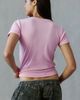 Urban Outfitters Urban Outfitters Lover Selfie-Ready Backwards Graphic Cotton Baby Tee in Pink, Women's at Urban Outfitters - 4