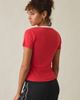 Urban Outfitters Urban Outfitters NYC Star Graphic Ringer Baby Tee in Red, Women's at Urban Outfitters - 3