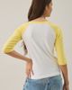 Urban Outfitters Urban Outfitters San Francisco Graphic Raglan 3/4 Sleeve Tee in Yellow, Women's at Urban Outfitters - 2