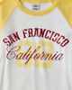 Urban Outfitters Urban Outfitters San Francisco Graphic Raglan 3/4 Sleeve Tee in Yellow, Women's at Urban Outfitters - 5