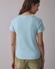 Urban Outfitters Urban Outfitters Surf Graphic Cotton Slim Tee in Light Blue, Women's at Urban Outfitters - 3