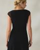 Urban Outfitters Urban Outfitters UO About Time Plunging V-Neck Cap Sleeve Mini Dress in Black, Women's at Urban Outfitters - 5