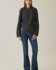 Urban Outfitters Urban Outfitters UO Beverly Wool Blend Asymmetric Band Jacket in Navy, Women's at Urban Outfitters - 4