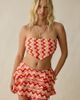 Urban Outfitters Urban Outfitters UO Blazin' Babe Wavy Stripe Skort 2-Piece Set in Pink Combo, Women's at Urban Outfitters - 2