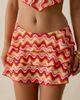 Urban Outfitters Urban Outfitters UO Blazin' Babe Wavy Stripe Skort 2-Piece Set in Pink Combo, Women's at Urban Outfitters - 4