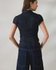 Urban Outfitters Urban Outfitters UO Brynn Ruffle Puff Sleeve Button-Down Shirt in Black, Women's at Urban Outfitters - 3