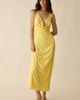 Urban Outfitters Urban Outfitters UO Darling Dot Cowl Open-Back Satin Maxi Dress in Yellow, Women's at Urban Outfitters - 4